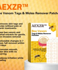 AEXZR™ Bee Venom Tags & Moles Remover Patches