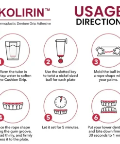 KOLIRIN™ Thermoplastic Denture Grip Adhesive