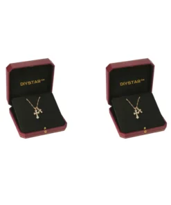 DIYSTAR™ Lymphatic Magnetic Therapy Cross Design Diamond Necklace