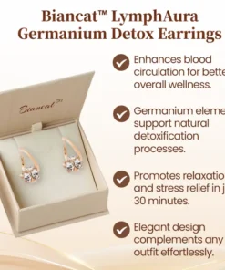 Biancat™ LymphAura Germanium Detox Earrings