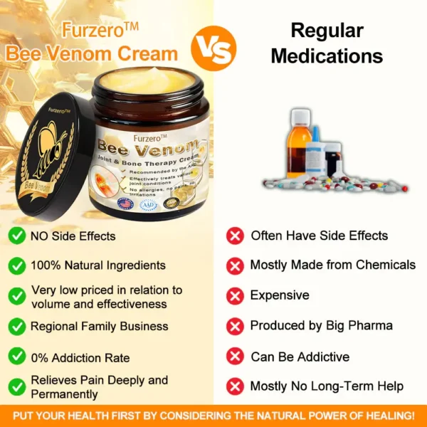 Furzero™ Bee Venom Arthritis Therapy Cream(Specially for older adults & AAOS recommends)