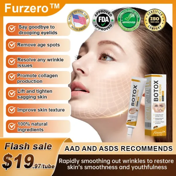 Furzero™ Botox Bee Venom Wrinkle Removal Cream