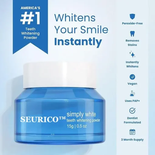 SEURICO™ 100% Natural Teeth Beauty - Naturally Brighten Your Smile!