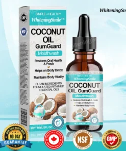 WhiteningSmile™ Coconut Oil GumGuard Mouthwash