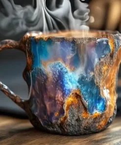 AEXZR™ Mineral Crystal Coffee Cups