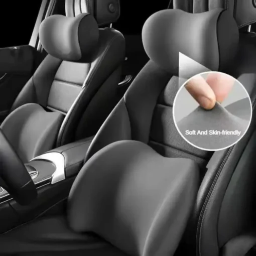 Car Headrest & Lumbar Support Cushion - Image 3