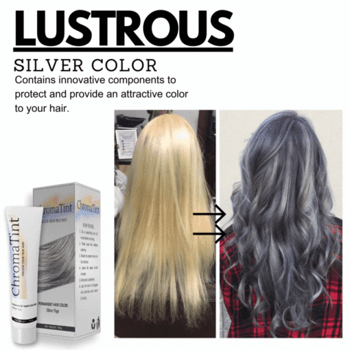 ChromaTint™ Permanent Silver Hair Dye - Image 3