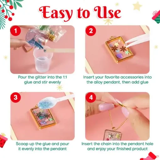 DIY Resin Pendant Kits For Child - Image 6