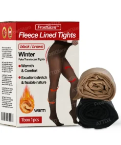 FrostGlam™ Winter Fleece Fake Translucent Tights