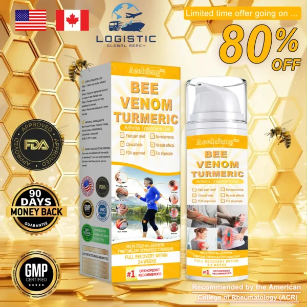 Lotmay™ Bee Venom & Turmeric Arthritis Treatment Gel