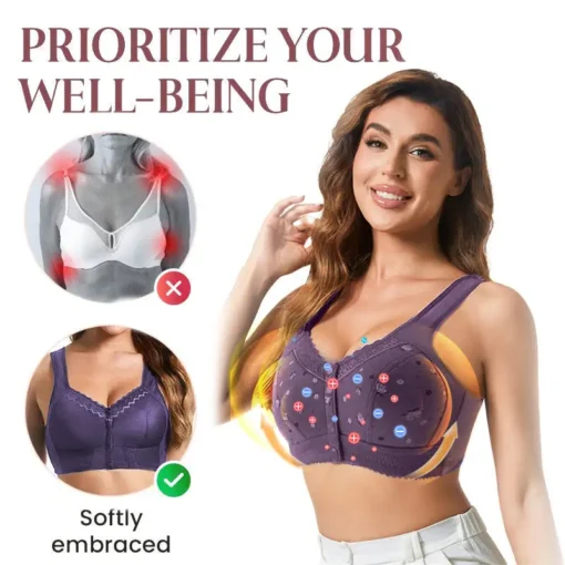 Neslemy™ Ion Lifting Correction Lymph Detoxification Medical Bra - Image 2