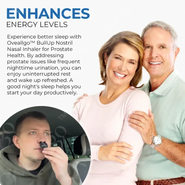 Oveallgo™ BullUp Double Holes Nasal Inhaler for Prostate Health