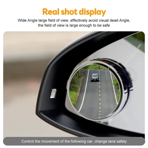 Suction Cup Car Convex Blind Spot Mirror (1 Set / 2 Pcs) - Image 4