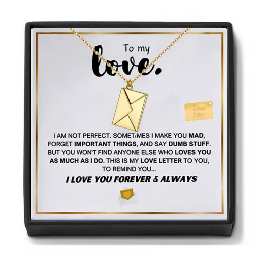 "Love Letter" Necklace Gift Set - Image 3