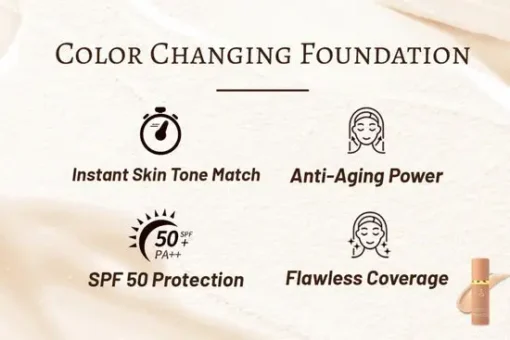 4 in 1 Color Changing Foundation SPF 50 - Image 3