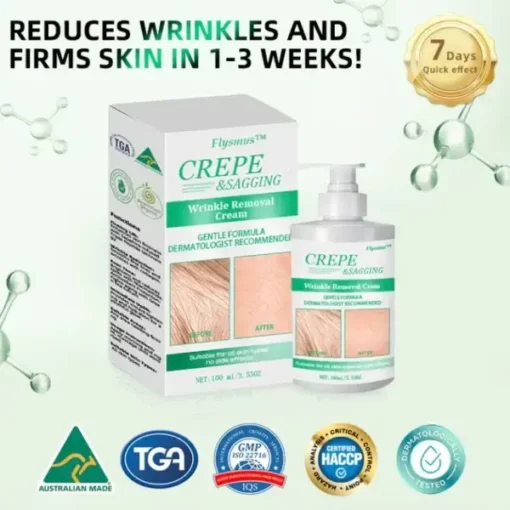 Flysmus™ Wrinkle Removal Cream,Address Crepe & Sagging