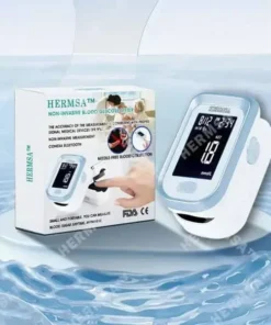 Hermsa™ Precision Noninvasive Bluetooth Blood Glucose and Ketone Testing Medical Device + Exclusive Gift