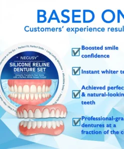 NEGUSY™ Smart Fit Silicone Reline Denture Set