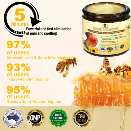 Winter Sale flysmus™ Bee-Venom Pain-Relief Bone Healing Cream